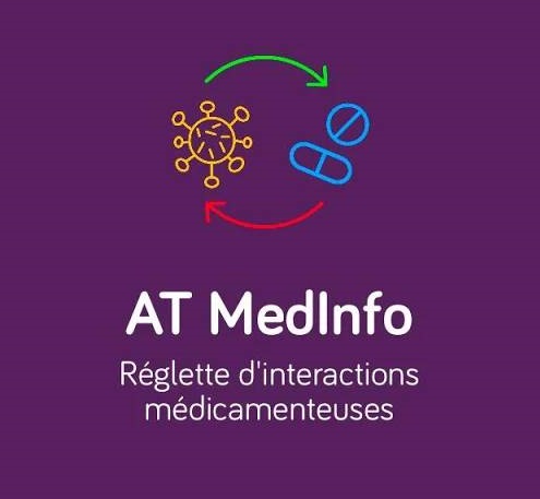 COREVIH arc alpin AT MedInfo réglette interactions médicamenteuses VIH VHC