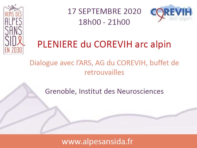 Alpes sans sida plénière COREVIH arc alpin